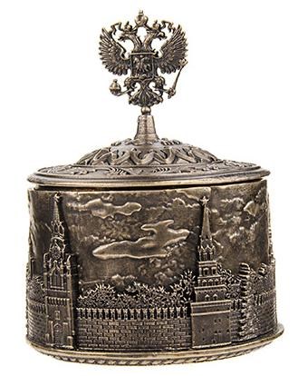 Бронзовая сахарница Кремль