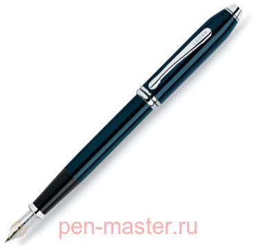 Перьевая ручка Cross Townsend Quartz Blue Lacquer
