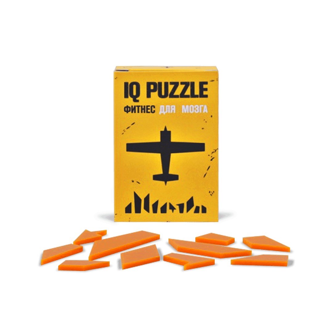 IQ PUZZLE Самолёт (10 деталей)