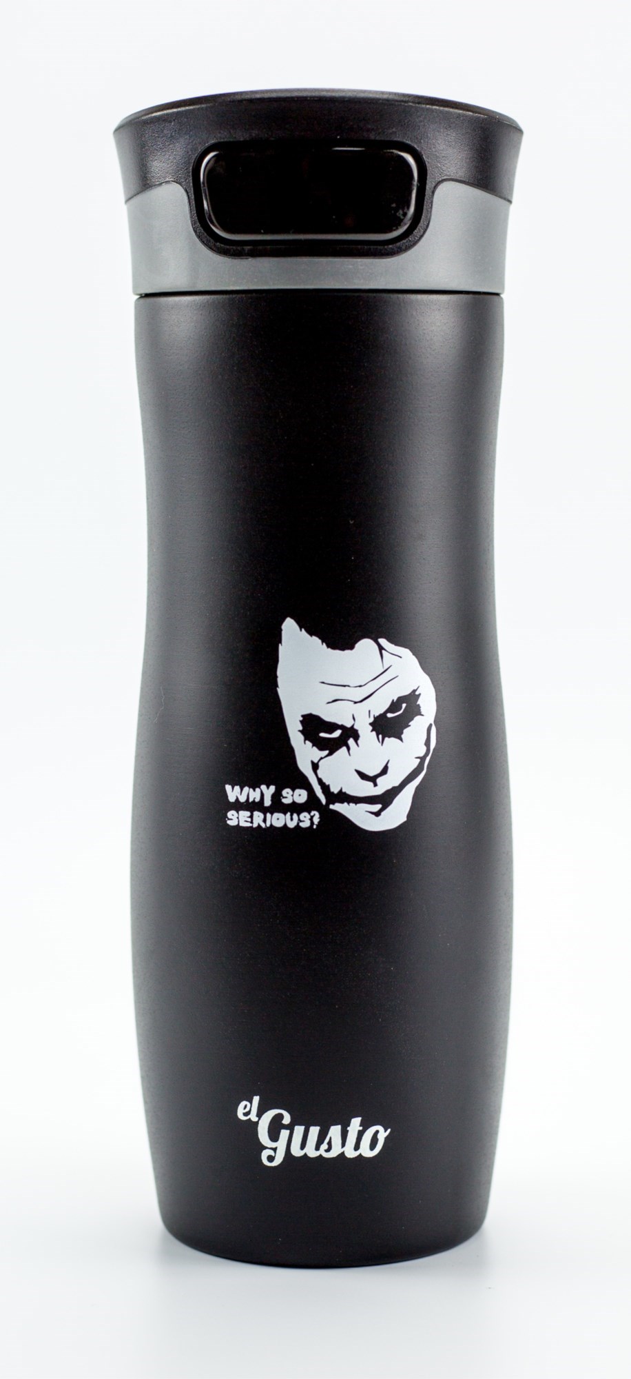 Черная термокружка el Gusto Joker (470 мл)