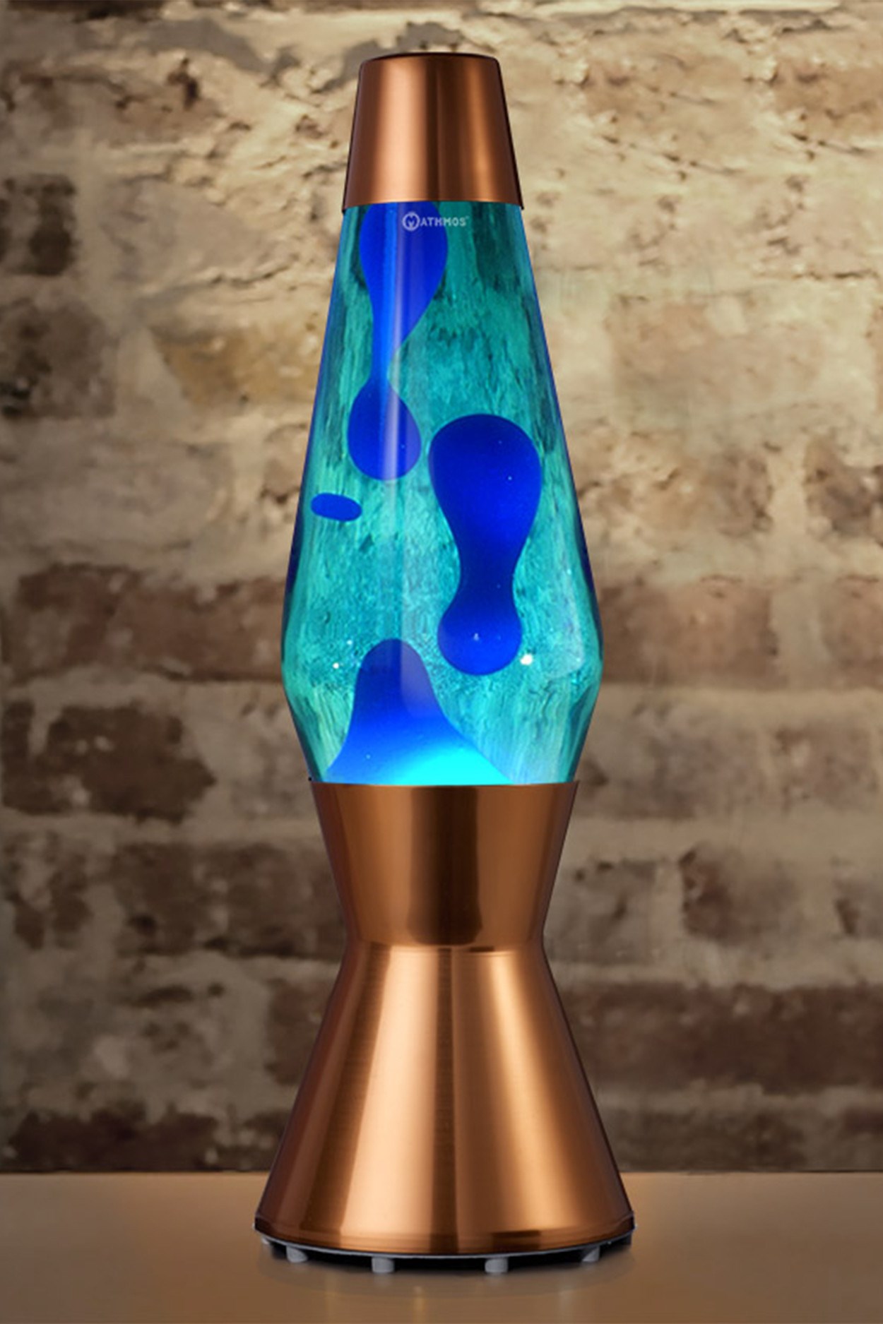 Лава-лампа Mathmos Astro синяя/голубая Copper (Воск)