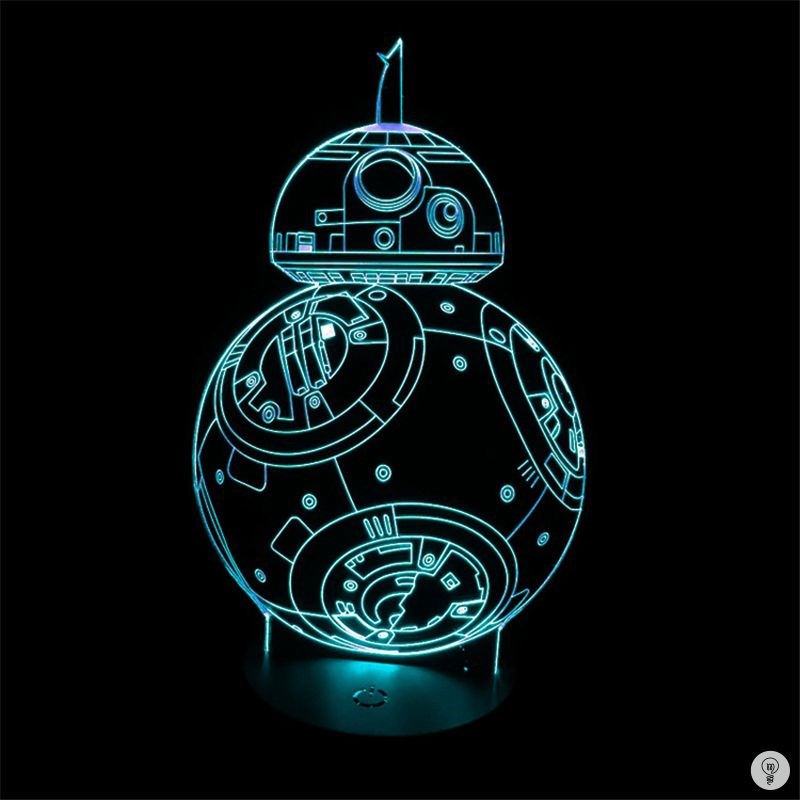 3D Cветильник BB-8