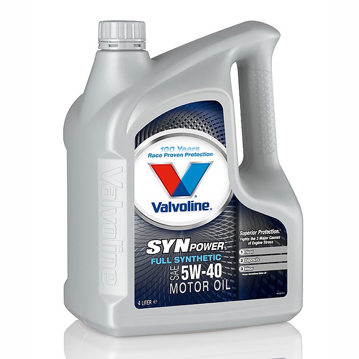 Синтетическое моторное масло Valvoline SYNPOWER 5W-40 (4л.)