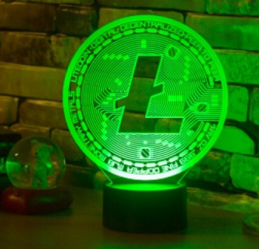 3D светильник LiteCoin