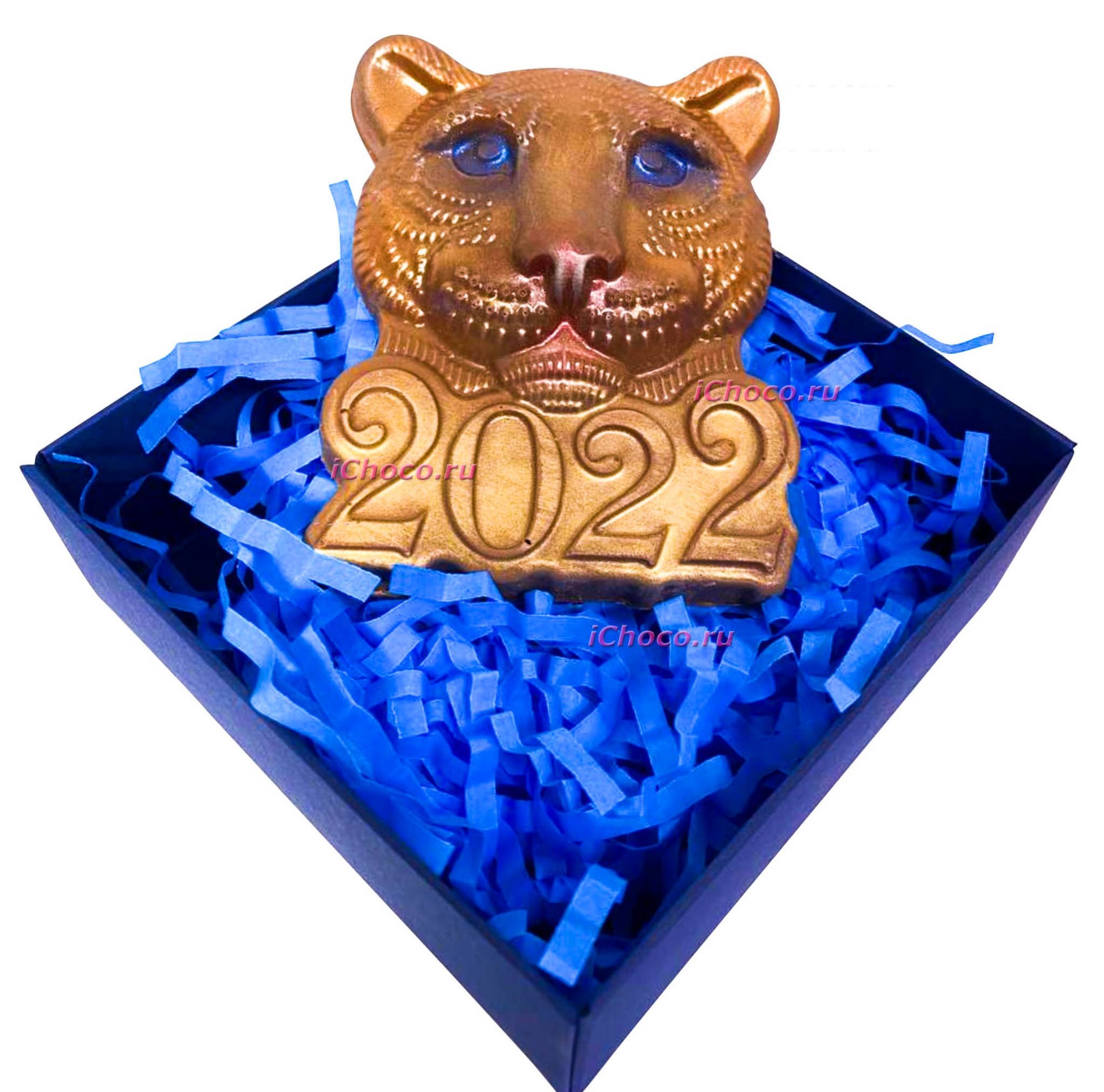 Шоколад ручной работы 2022 с головой тигра