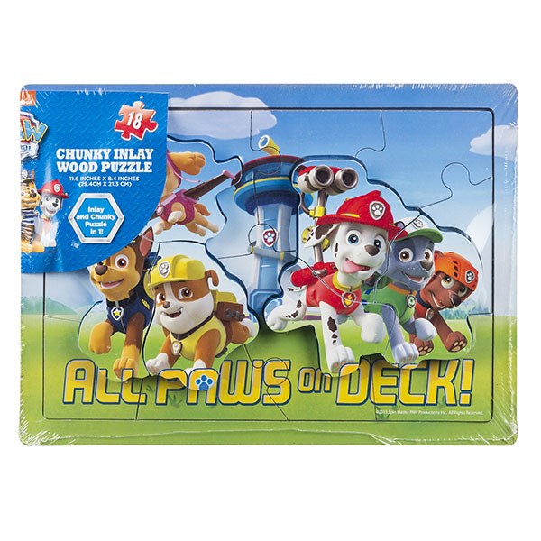 Деревянный пазл Щенячий Патруль Paw Patrol