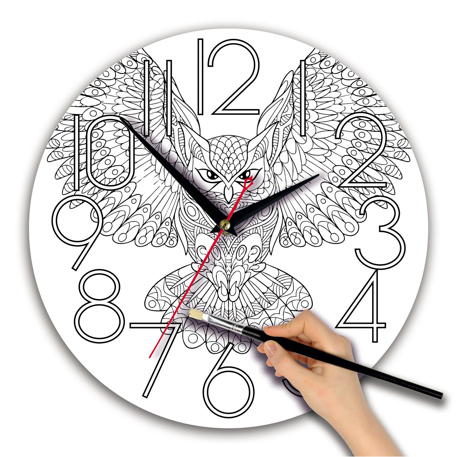 Время / Часы Раскраска картина по номерам на холсте AAAA-RS287