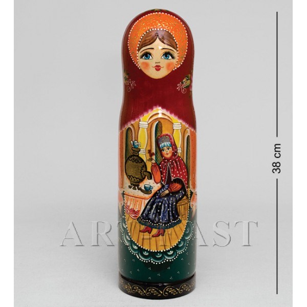 Футляр для бутылки Барышня у самовар