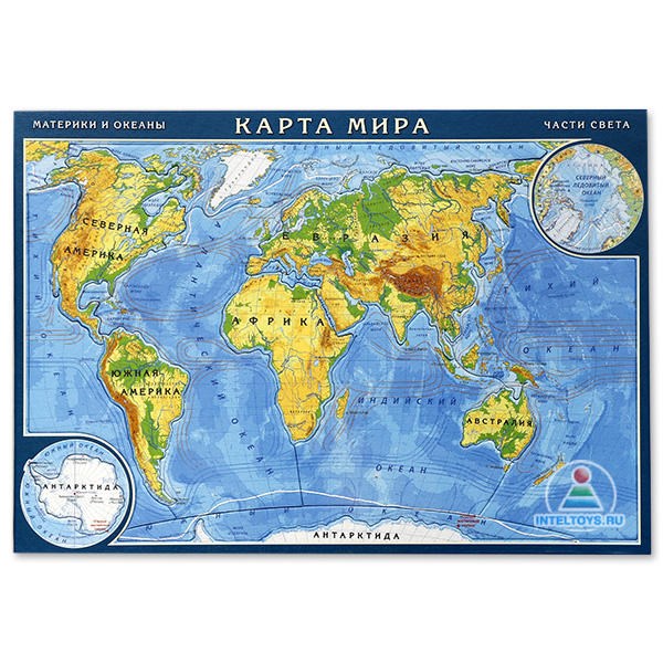 Пазл «Карта мира»