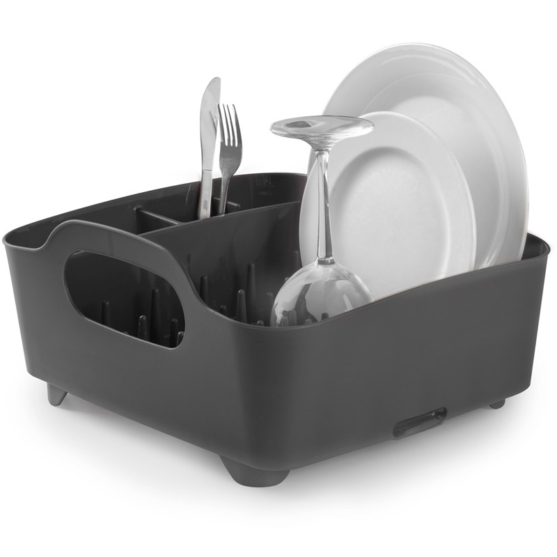 Серая сушилка для посуды Tub