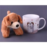 Кружка и игрушка «Щеночек» 