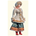 Кукла «Московская зимняя красавица»