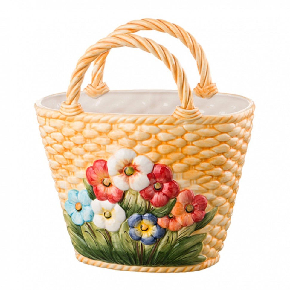 Декоративное Корзина с цветами Ceramiche D'arte (335-006)