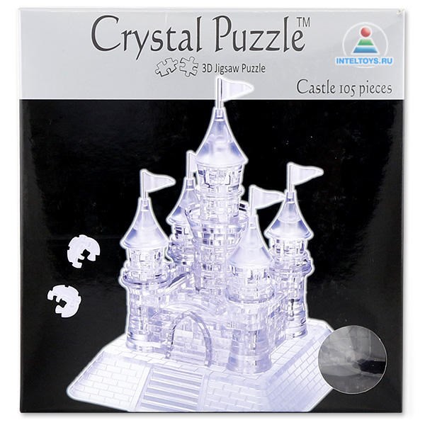 3D-головоломка Crystal Puzzle «Замок» из 105 деталей