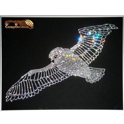 Картина Swarovski Сова в полете