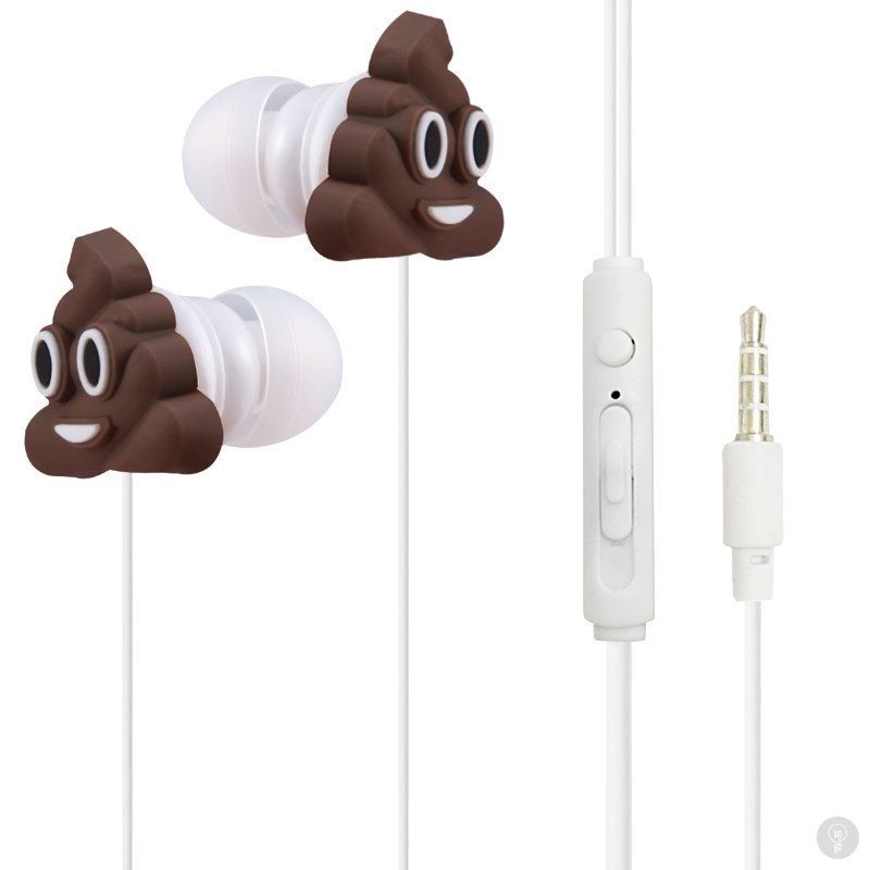Наушники Emoji Mr. Poo