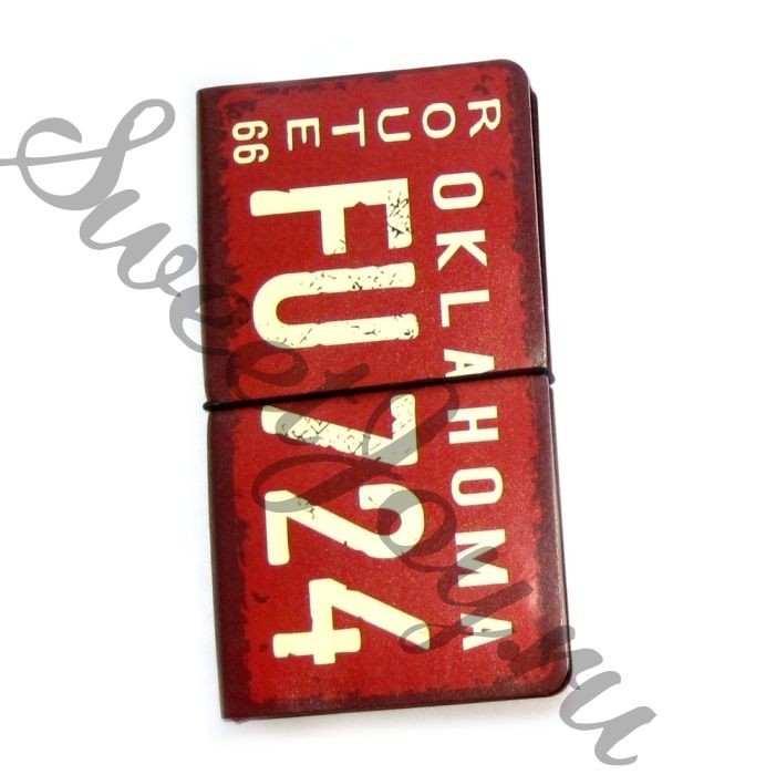 Блокнот Car Plates
