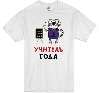 Футболка Учитель года