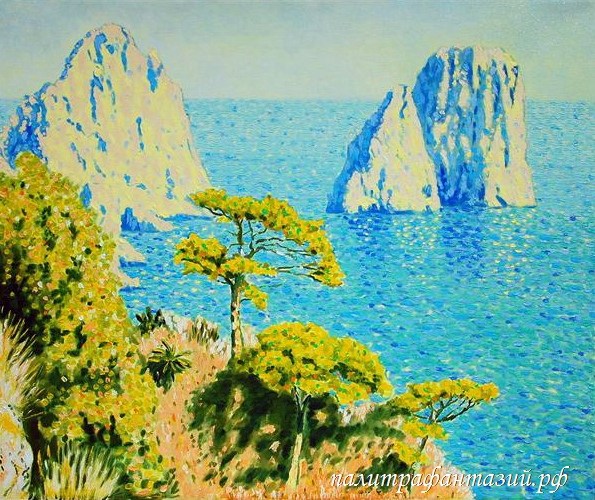 Картина Скалы Капри