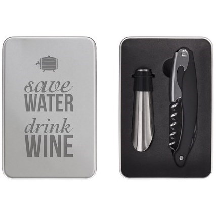 Набор для вина Save water, drink wine