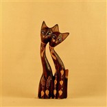 Статуэтка «Кошки — сладкая парочка»