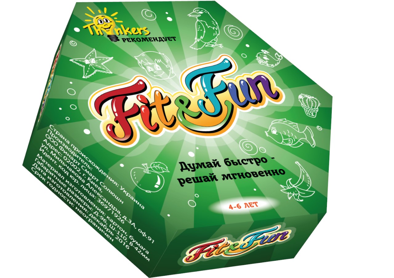 Настольная игра Fit and Fun 4-6 лет