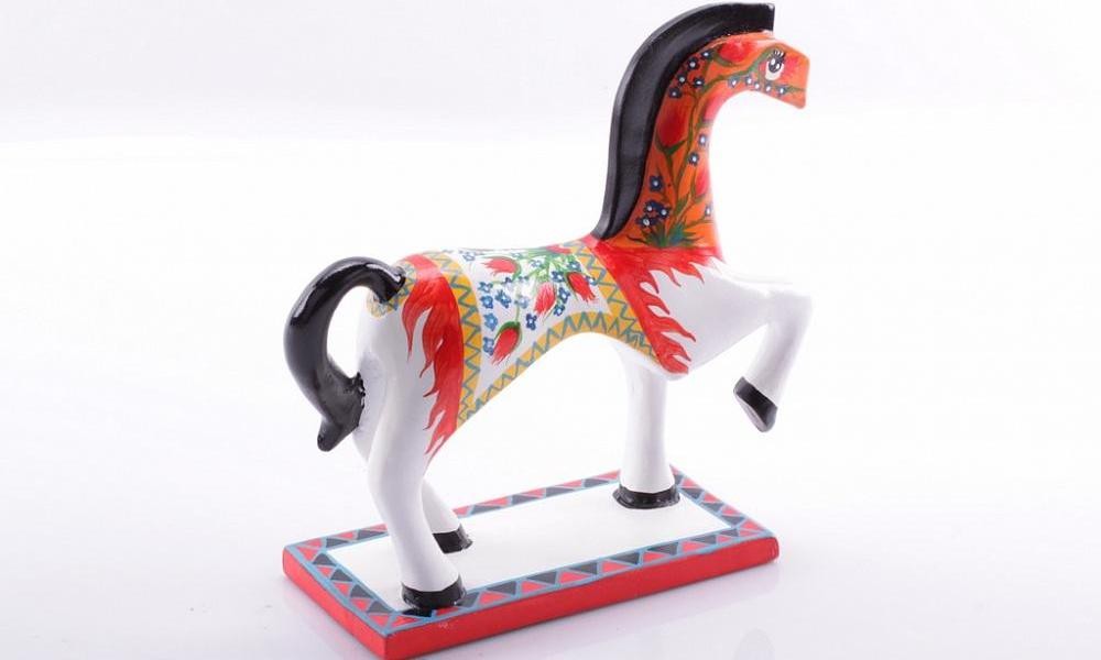 Статуэтка Конь расписной, 20 см