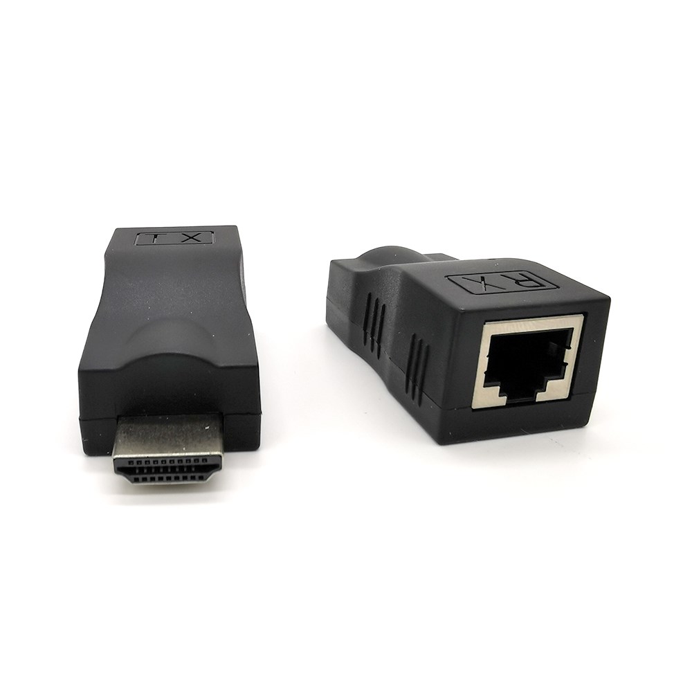 Удлинитель кабеля HDMI по витой паре RJ45 Cat-5e/6