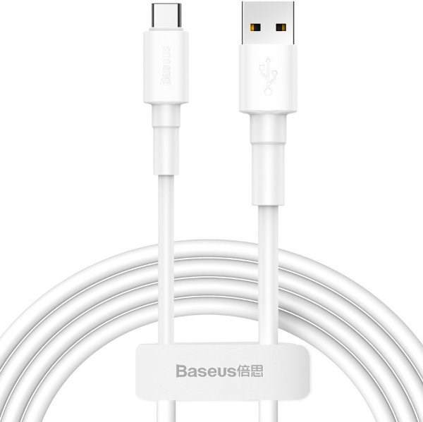Кабель USB/Type-C 3A Baseus Mini White (CATSW-02) 100 см