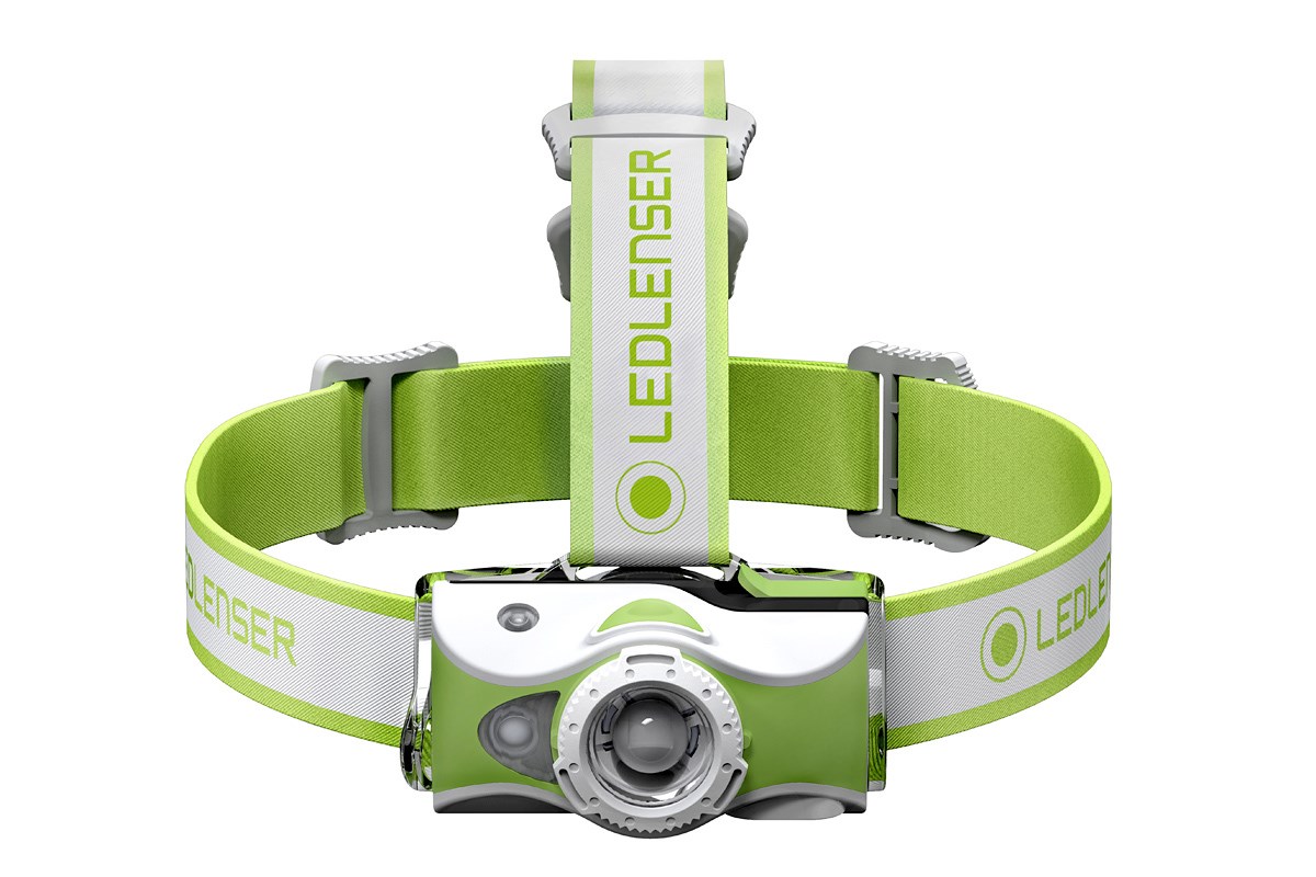Зеленый налобный фонарь LED Lenser MH7