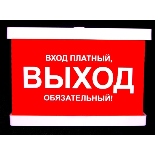 Светильник «Выход обязательный»
