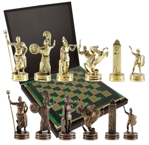 Декоративный шахматный стол с фигурами Mastermind