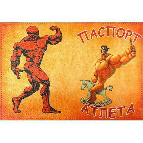 Обложка кожаная на паспорт/загранпаспорт