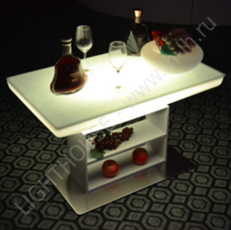 Светящийся LED стол Glottertal M RGB Accum