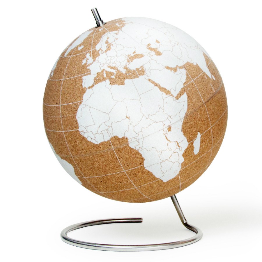 Глобус Cork Globe, белый, диаметр - 25 см