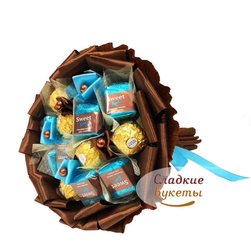 Букеты из конфет с доставкой в Санкт-Петербурге!