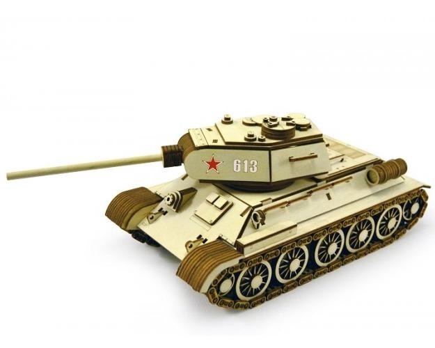 Подвижный 3D конструктор Танк Т-34-85