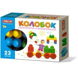 Конструктор Колобок (23 деталей в коробке)