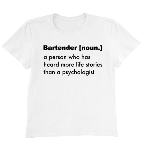 Футболка BARTENDER/BARISTA (БАРМЕН/БАРИСТА)