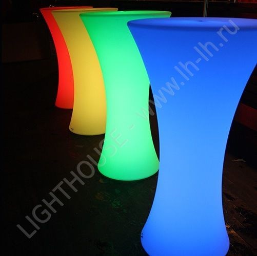 Светящийся LED стол Crepey RGB Accum (под заказ)