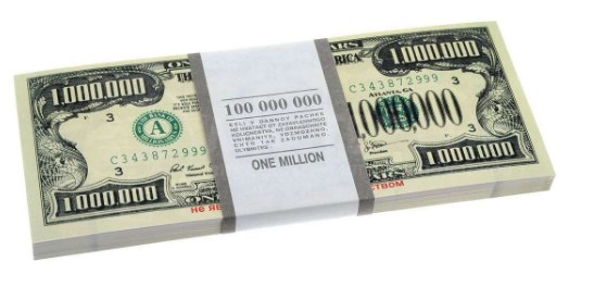 Блокнот Пачка 1000000$