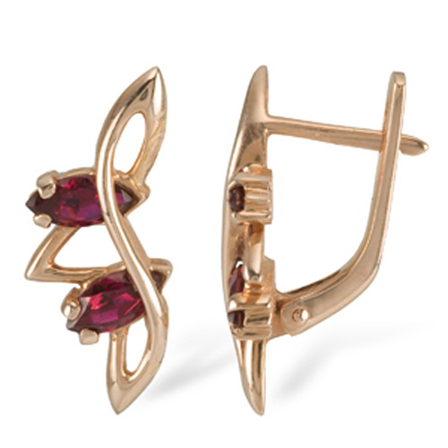 Серьги с кристаллами Swarovski