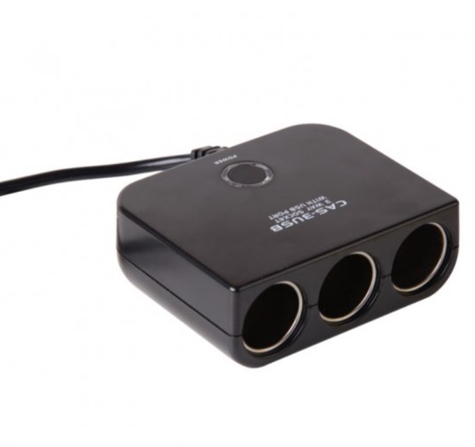 Разветвитель автомобильный Jazzway CAS-3USB