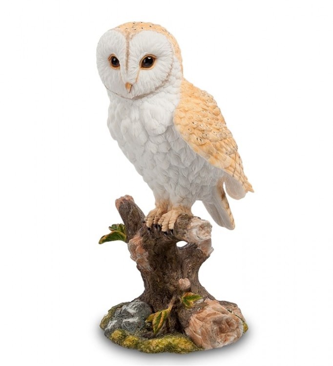 Статуэтка Veronese Сова Сипуха (black/gold)