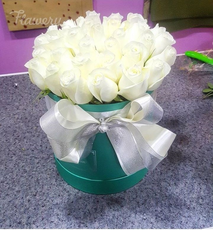 Букет Fashion Flowers White and Tiffany