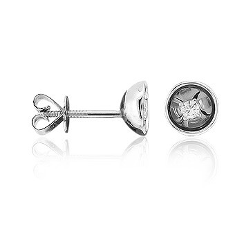 Серьги с бриллиантами TTF-Luxury
