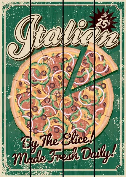 Картина на доске Italian