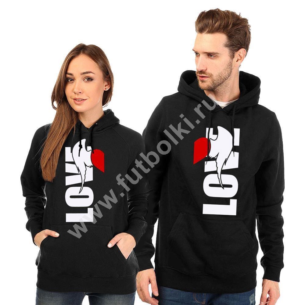 Парные толстовки Love