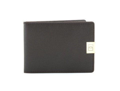 Тонкий коричневый кошелек Dun Wallet Brown
