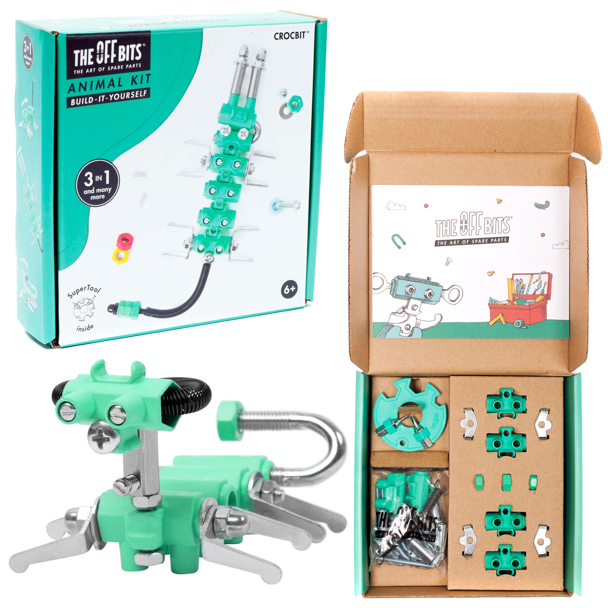 Игрушка-конструктор The Offbits CROCOBI» 3 в 1
